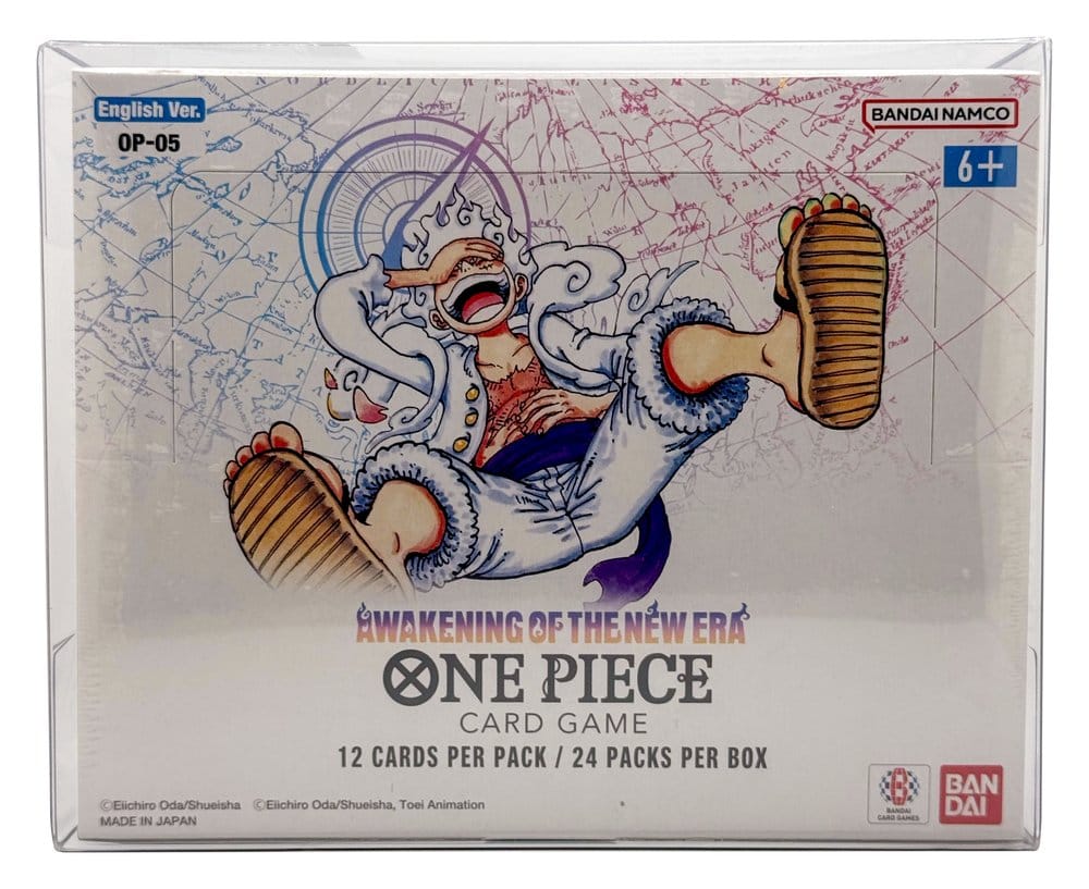 Evoretro PET Gehäuse 5er-Pack für One Piece Booster Box (Englisch, OPP 4-6) 12 x 6 x 15 cm