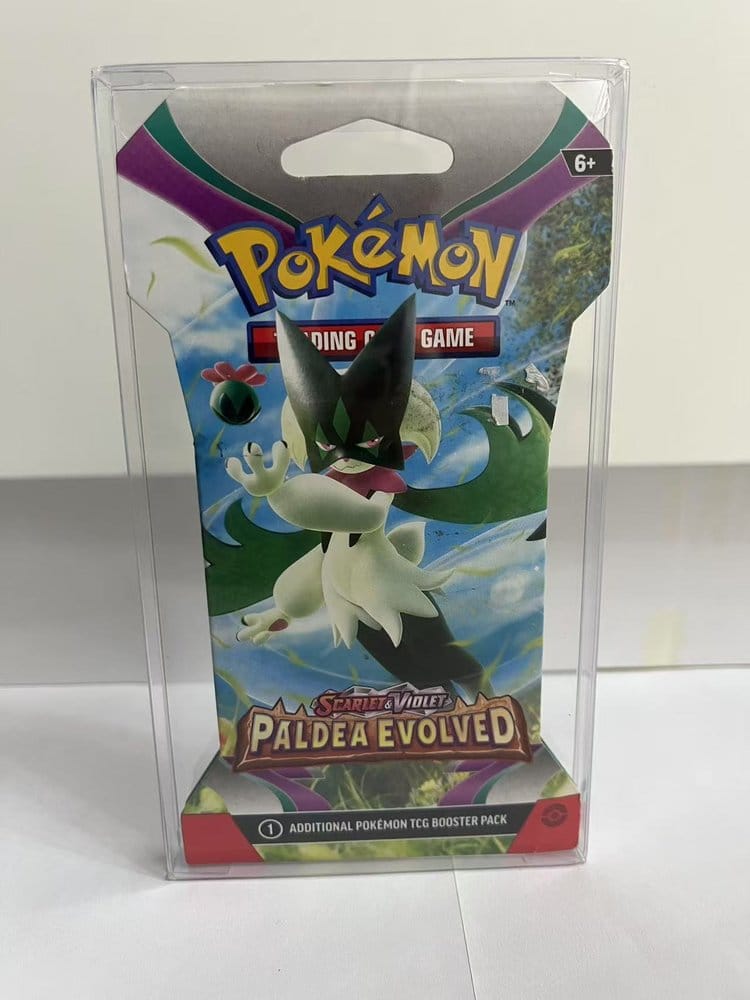 Evoretro PET Protektoren für Pokémon TCG Booster Pack 0 mm (10er-Pack)