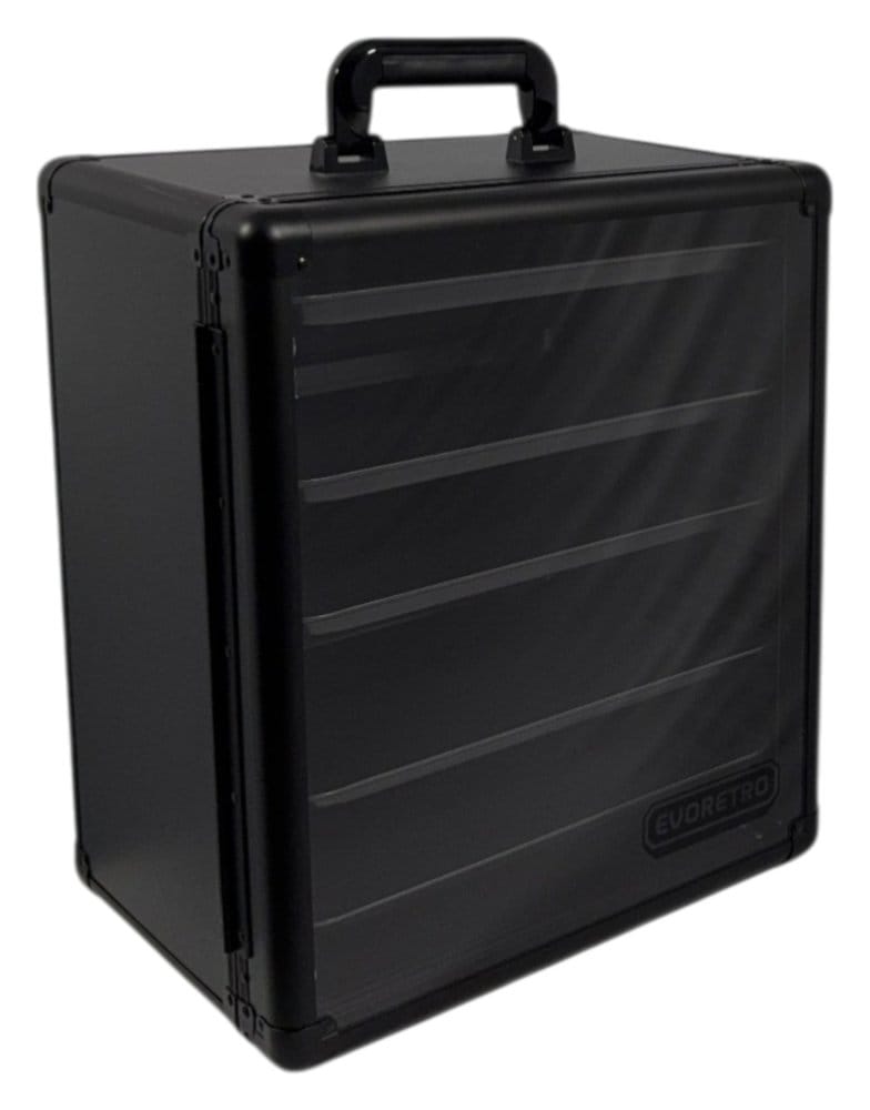 Evoretro Display- und Transportkoffer für Sammlerfiguren und Modelle 45 x 37 cm