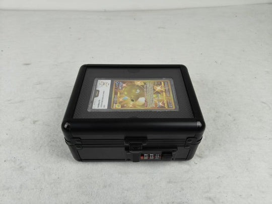Evoretro Graded Card Display- und Transportkoffer mit Sichtfenster Schwarz