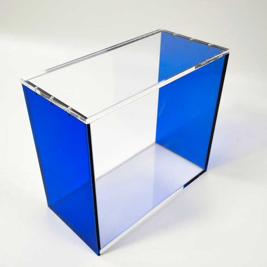 Evoretro Magnetische Acryl Display Case für ETB mit farbigen Seiten - Blau