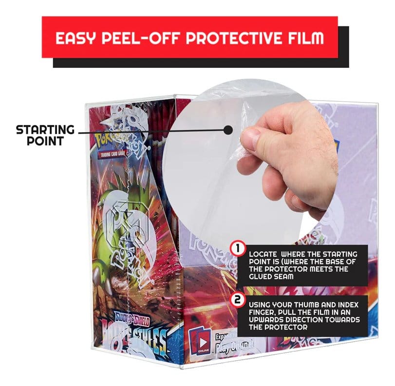 Evoretro PET Gehäuse 1er-Pack für Pokémon Booster Box