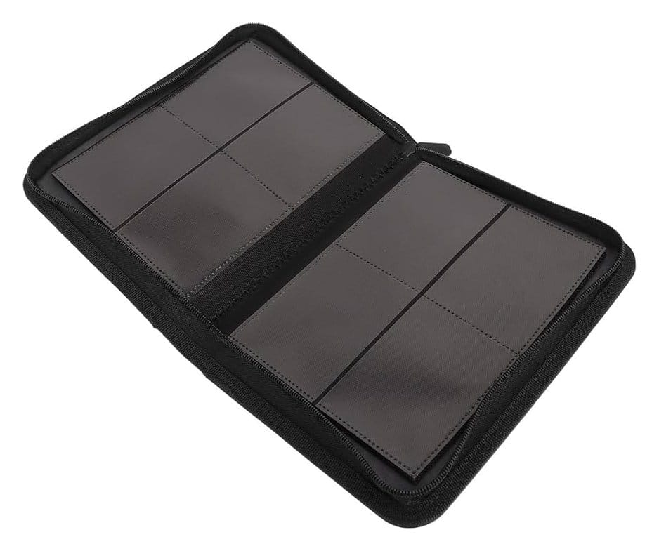 Evoretro Topload Album 2x2 160 Karten Schwarz 24,4 x 19,1 cm
