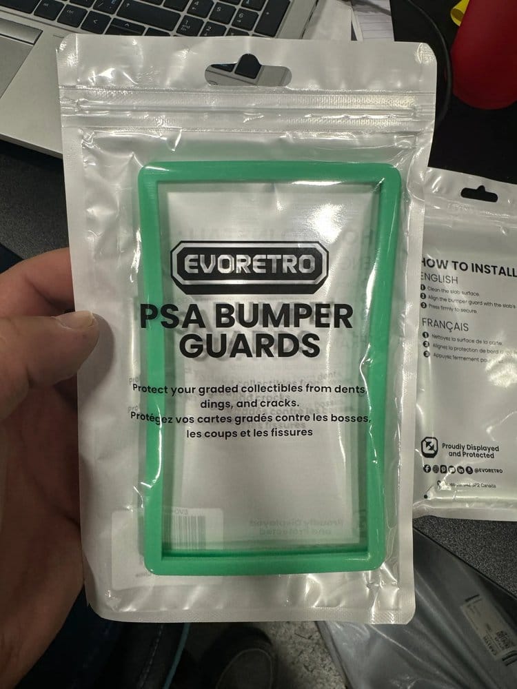 Evoretro Bumper-Schutz für PSA Slabs Mint Green
