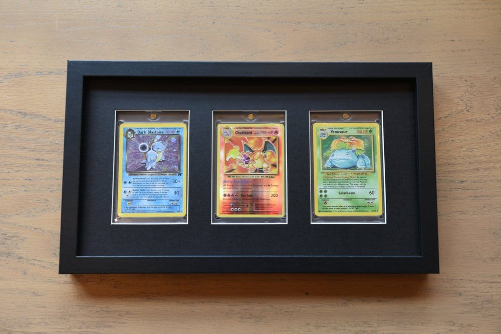 Evoretro Display-Rahmen Karten-Display-Case für 3 Magnetic Case Karten