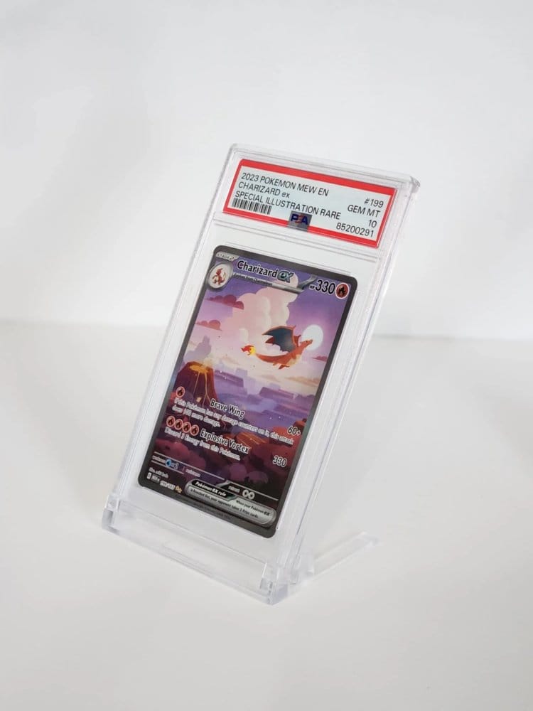 Evoretro Display Ständer 5er-Pack für Graded Cards Slabs Transparent