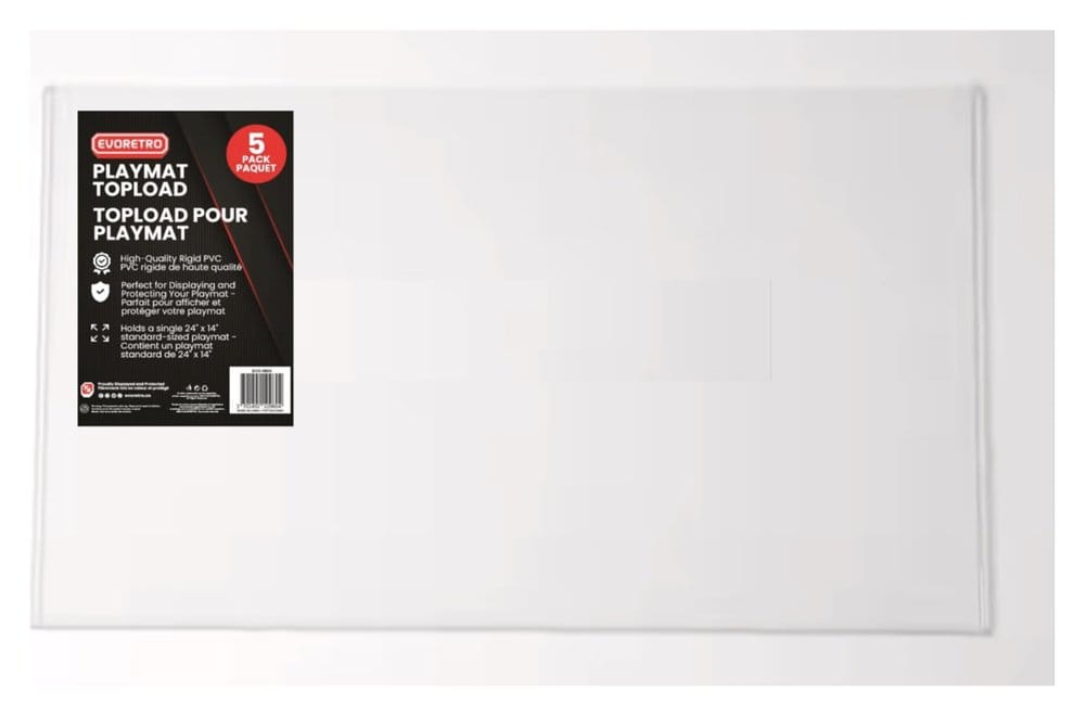 Evoretro Toploader für Spielmatten 5er-Pack 61 x 36 cm
