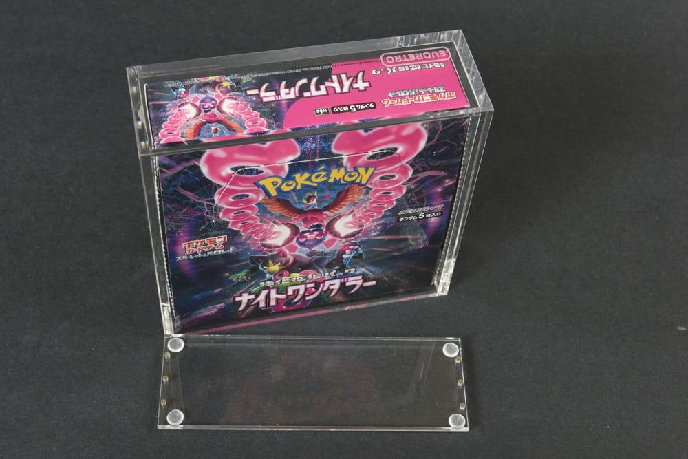 Evoretro Acryl Display Case für Pokémon Große Japanische Booster Box