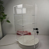 Evoretro 4-stufige abschließbare Acryl-Thekenvitrine