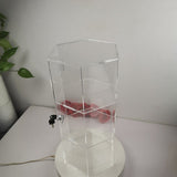 Evoretro 3-stufiger abschließbarer sechseckiger Acryl-Displayturm