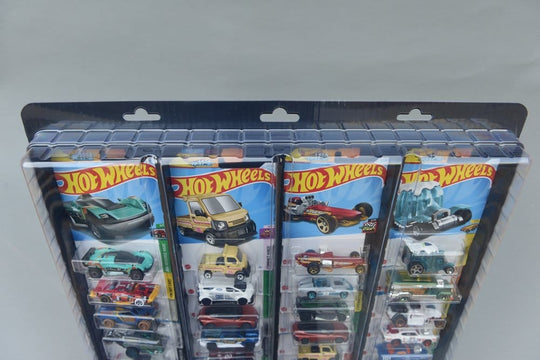Evoretro Wand-Display für 32 verpackte Diecast-Autos 3er-Pack