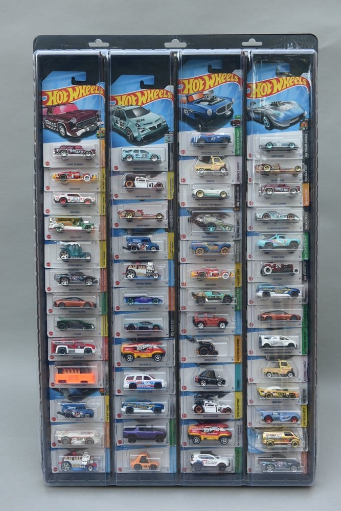 Evoretro Wand-Display für 48 verpackte Diecast-Autos 3er-Pack