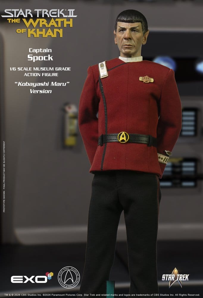 Star Trek: Der Zorn des Khan Actionfigur 1/6 Captain Spock Kobayashi Maru Version 30 cm