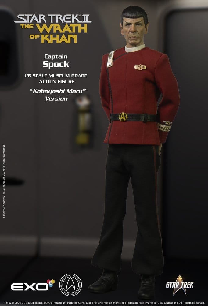 Star Trek: Der Zorn des Khan Actionfigur 1/6 Captain Spock Kobayashi Maru Version 30 cm
