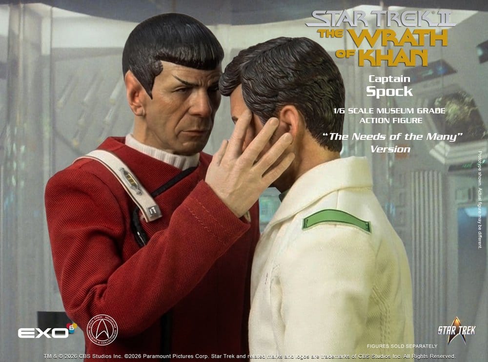 Star Trek: Der Zorn des Khan Actionfigur 1/6 Captain Spock Needs of the Many Version 30 cm