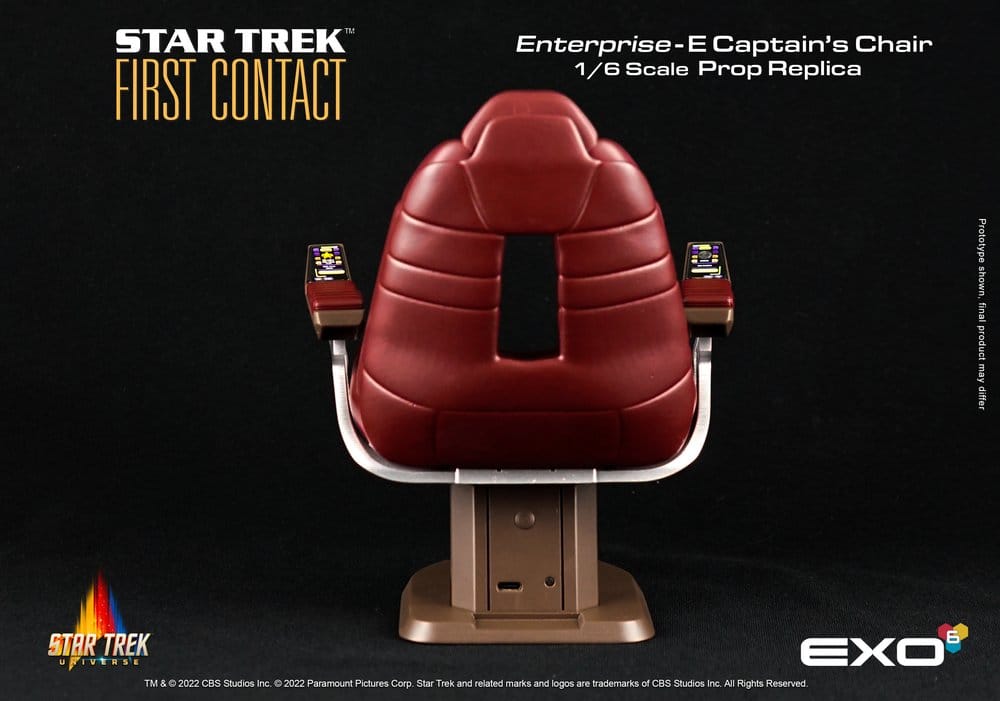 Star Trek: Der erste Kontakt Replik 1/6 Captain's Chair 15 cm