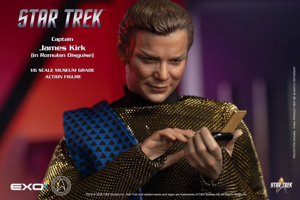 Raumschiff Enterprise Actionfigur 1/6 Captain James T. Kirk (Romulan Disguise) 29 cm