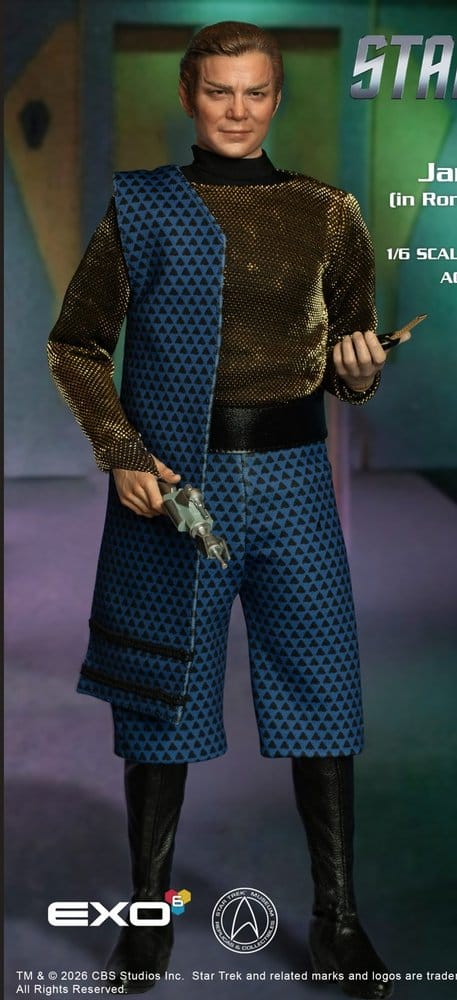 Raumschiff Enterprise Actionfigur 1/6 Captain James T. Kirk (Romulan Disguise) 29 cm