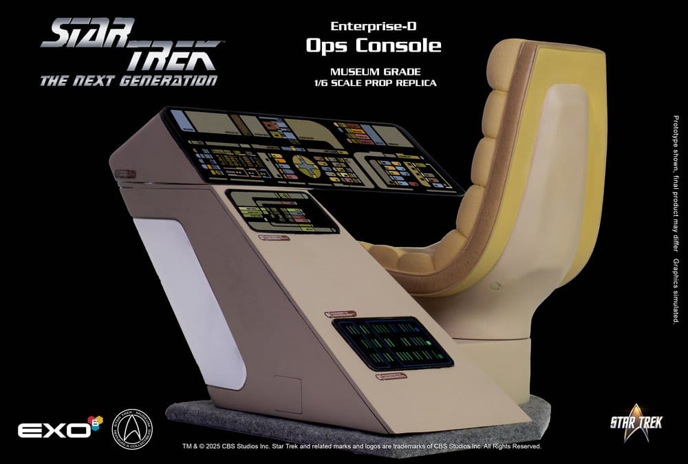 Star Trek: The Next Generation Replik 1/6 Enterprise-D Bridge OPS Console