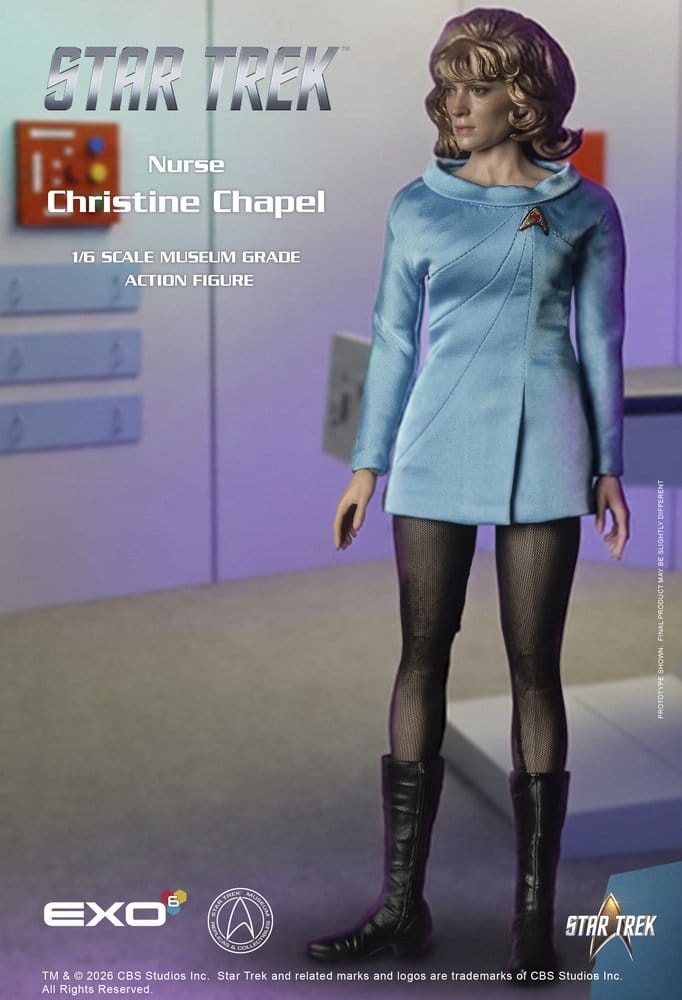 Raumschiff Enterprise Museum Grade Actionfigur 1/6 Nurse Christine Chapel 28 cm