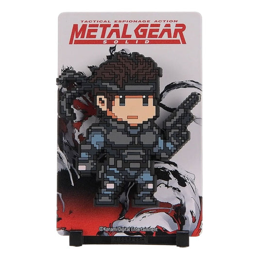 Metal Gear Solid 1 FiGGYZ Magnet-Sammelfigur Solid Snake 11 cm