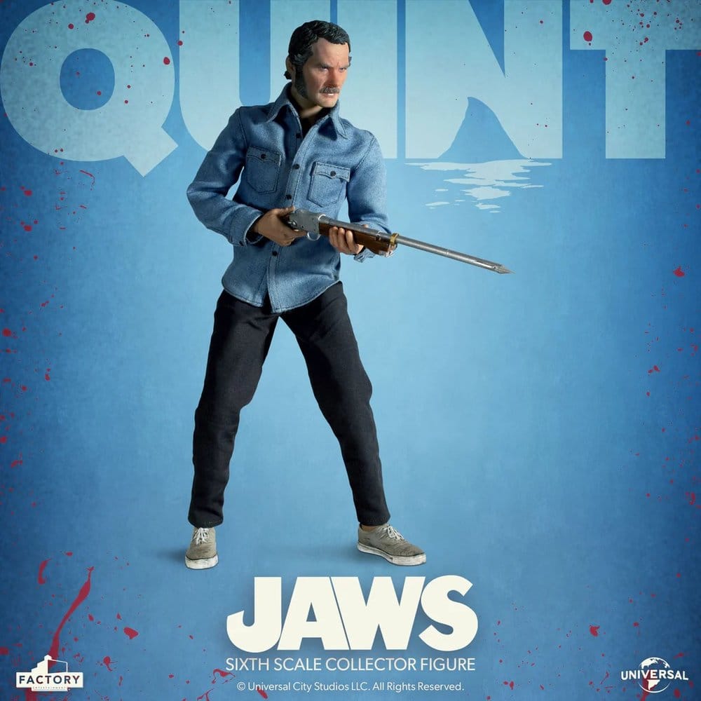 Der weiße Hai Actionfigur 1/6 Quint 30 cm