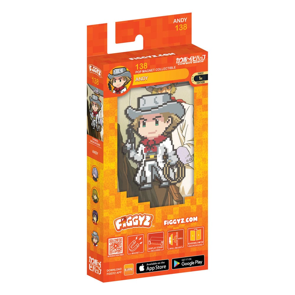 Cowboy Bebop FiGGYZ Magnet-Sammelfigur Andy 11 cm