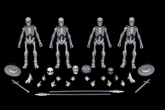 Graveyard Skeletons Actionfiguren 4er-Pack