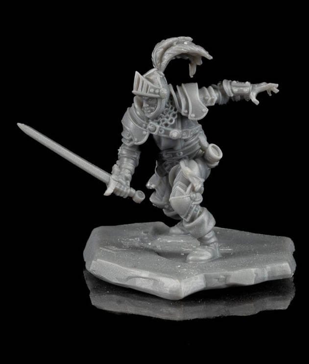 Mythic Legions Mini Figuren 4er-Pack Heroic Set B Unpainted 3 cm