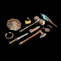 Mythic Legions: Rising Sons Zubehör-Set für Actionfiguren Dwarf Weapons