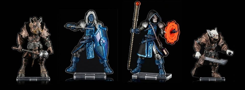 Mythic Legions Acryl-Figuren 4er-Pack Villainous Set B 3 cm