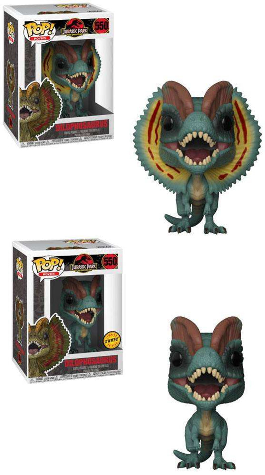 Jurassic Park POP! Movies Vinyl Figuren 9 cm Dilophosaurus Sortiment (6)