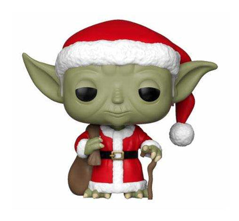 Star Wars POP! Vinyl Wackelkopf-Figur Holiday Santa Yoda 9 cm