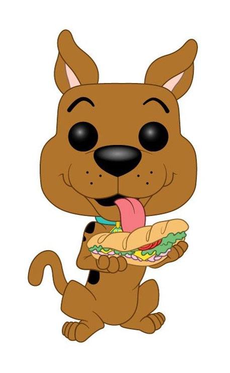 Scooby Doo POP! Animation Vinyl Figur Scooby Doo w/ Sandwich 9 cm - Beschädigte Verpackung