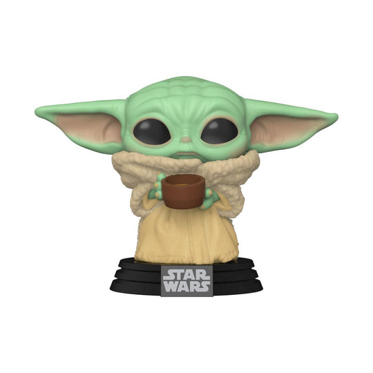 The Mandalorian POP! Star Wars Vinyl Figur The Child w/ Cup 9 cm