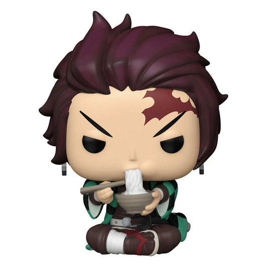 Demon Slayer POP! Animation Vinyl Figur Tanjiro w/Noodles 9 cm