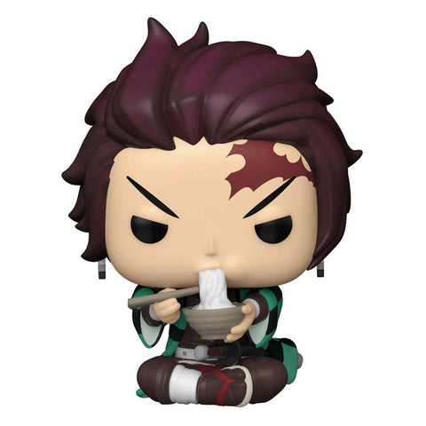 Demon Slayer POP! Animation Vinyl Figur Tanjiro w/Noodles 9 cm