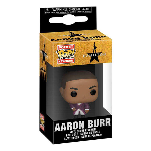 Hamilton Pocket POP! Vinyl Schlüsselanhänger 4 cm Aaron Burr Display (12)