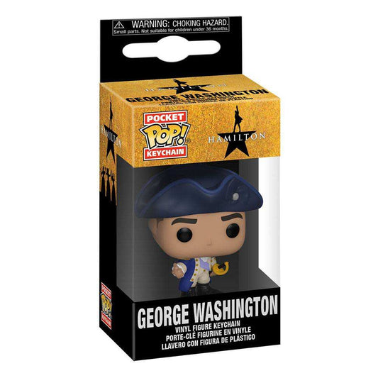 Hamilton Pocket POP! Vinyl Schlüsselanhänger 4 cm George Washington Display (12)