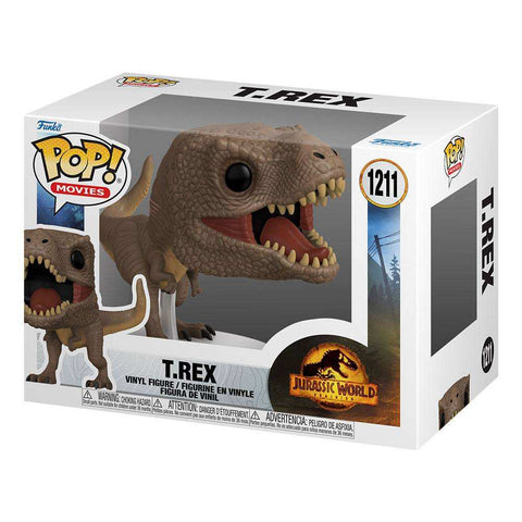 Jurassic World 3 POP! Movies Vinyl Figur T-Rex 9 cm