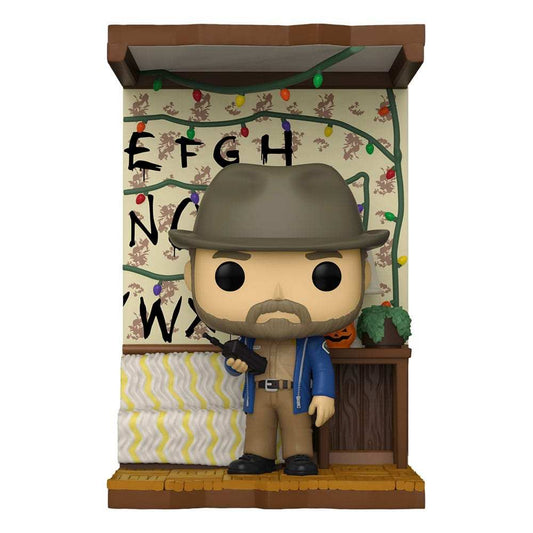 Stranger Things POP! Deluxe Vinyl Figur Byers House: Hopper 9 cm