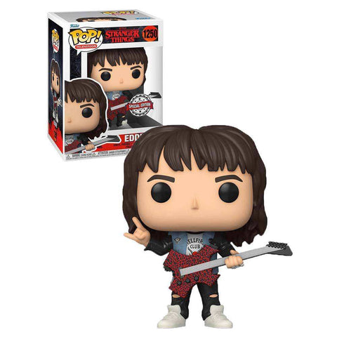 Stranger Things POP! TV Vinyl Figur Eddie with Guitar Special Edition 9 cm