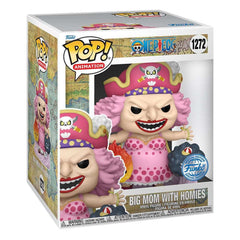 One Piece Super Sized POP! Animation Vinyl Figur Big Mom w/Homies 15 cm