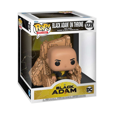 Black Adam POP! Deluxe Vinyl Figur Black Adam on Throne 9 cm