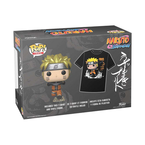 Naruto POP! & Tee Vinyl Figur & T-Shirt Set Naruto Running Größe M