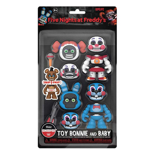 Five Nights at Freddy's Snap Actionfiguren Toy Bonnie & Baby 9 cm