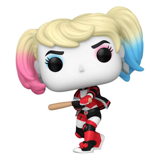 DC Comics: Harley Quinn Takeover POP! Heroes Vinyl Figur Harley with Bat 9 cm