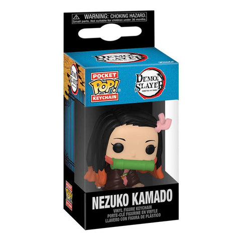 Demon Slayer Pocket POP! Vinyl Schlüsselanhänger 4 cm Nezuko Display (12)