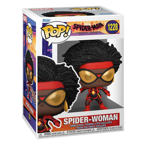 Spider-Man: Across the Spider-Verse POP! Movies Vinyl Figur Spider-Woman 9 cm