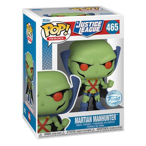 DC Comics POP! Heroes Vinyl Figur JL Comic - Martian Manhunter 9 cm